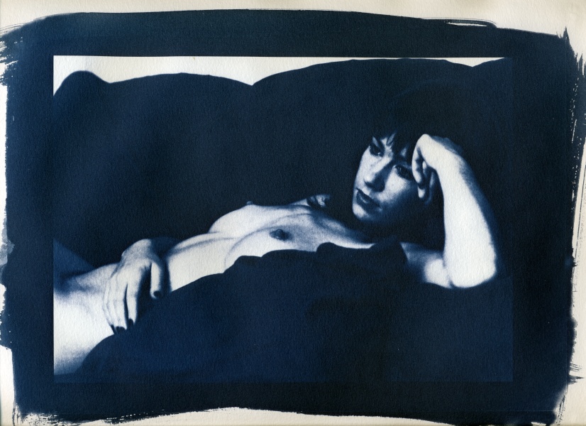 Cyanotype Nudes - 10 Cyanotype Flower and Nude Photographs by Christopher John Ball - Photographer & Writer