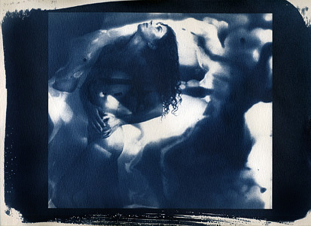 Cyanotype Nudes - 6 Cyanotype Flower and Nude Photographs by Christopher John Ball - Photographer & Writer