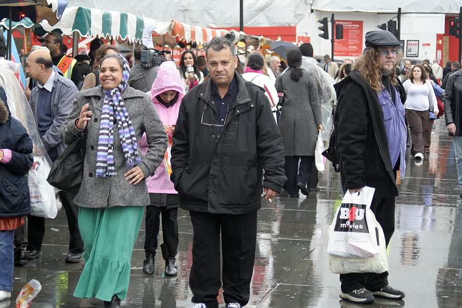 'London - A City and its People' - Mayor's Diwali celebrations in Trafalgar Square October 2007 - A photographic study by Christopher John Ball - Photographer and Writer