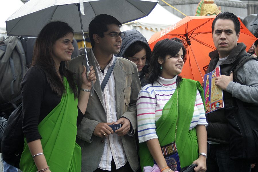 'London - A City and its People' - Mayor's Diwali celebrations in Trafalgar Square October 2007 - A photographic study by Christopher John Ball - Photographer and Writer