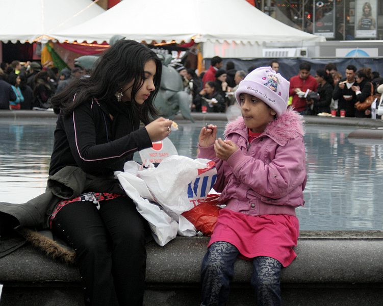 'London - A City and its People' - Mayor's Diwali celebrations in Trafalgar Square October 2007 - A photographic study by Christopher John Ball - Photographer and Writer