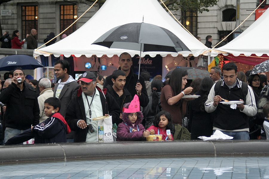 'London - A City and its People' - Mayor's Diwali celebrations in Trafalgar Square October 2007 - A photographic study by Christopher John Ball - Photographer and Writer