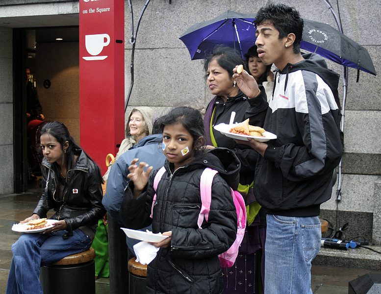 'London - A City and its People' - Mayor's Diwali celebrations in Trafalgar Square October 2007 - A photographic study by Christopher John Ball - Photographer and Writer