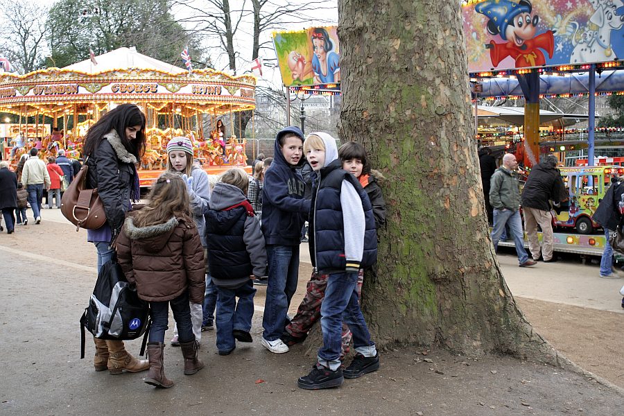 London - A City and its People - Hyde Park - 'Winter Wonderland' 2007/08 - A photographic study by Christopher John Ball - Photographer and Writer