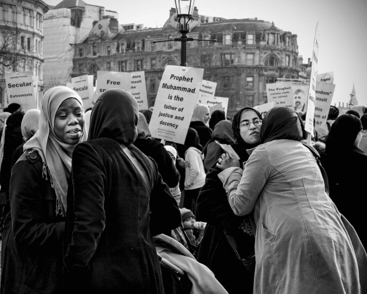 Muslim March against Danish Cartoons 18th February 2006 - London - A City and its People A photographic study by Christopher John Ball - Photographer and Writer