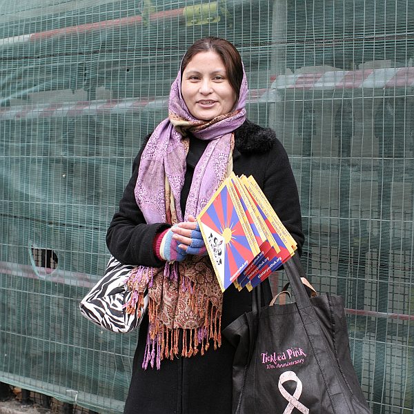 'London - A City and its People' - Olympic Torch Procession with Free Tibet Protest near Russell Square 6th April 2008 - A photographic study by Christopher John Ball - Photographer and Writer